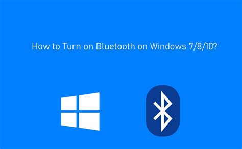 Turn on your keyboard, mouse, or other device, and make it discoverable. How to Turn on Bluetooth on Windows 7/8/10 - TechOwns