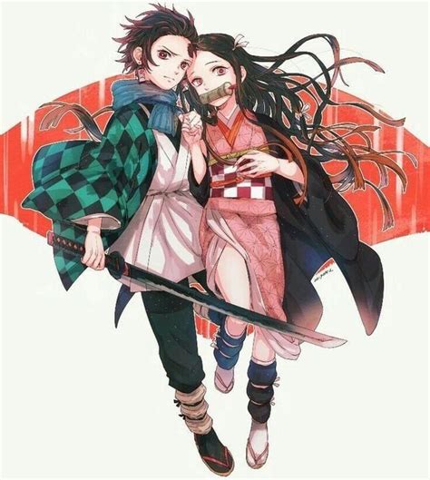 Kamado Tanjiro And Kamado Nezuko Anime Slayer Anime Anime Demon