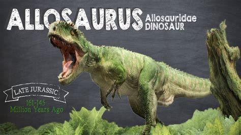 Allosaurus Facts A Dinosaur Facts Video About Allosaurus The King Of The Jurassic Period