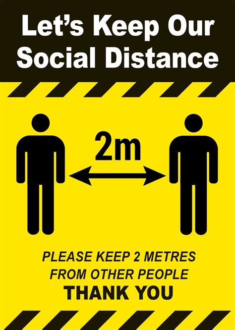 Social Distance Posters - Customer Loyalty Cards