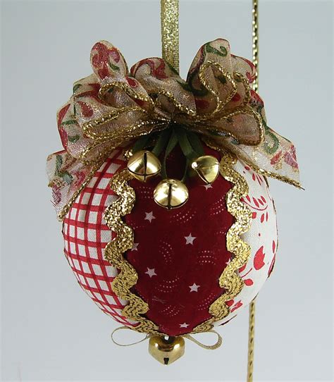 Quilted Christmas Ball Ornaments Bumbleberries Boutique