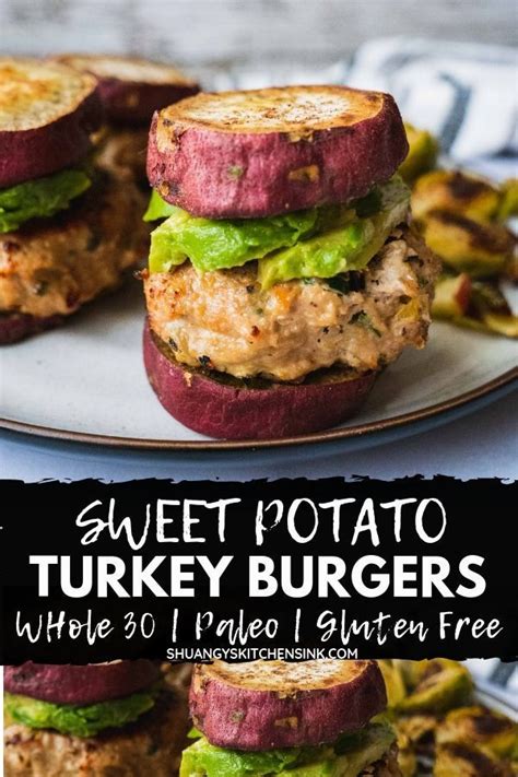 201604 r barbecue turkey burger jpg this week i rounded up 22 delicious ground turkey recipes for your dinner menu savory healthy turkey meatloaf. Whole 30 Turkey Burger | Recipe | Turkey burger recipes ...