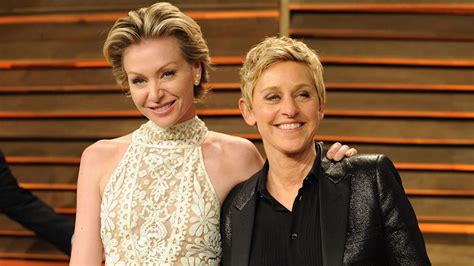 Ellen Degeneres Twins With Bride Portia De Rossi At Intimate Wedding