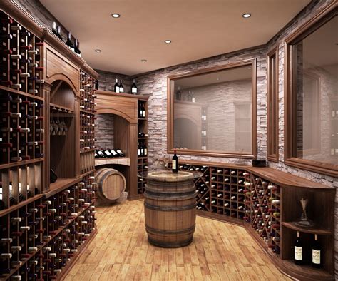 Traditional Cellar Wine Cellar Rustic Wine Room Wine Rack Design