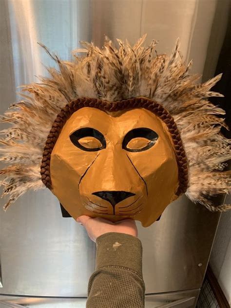 Simba Headdress Lion King Headdress Simba Mask Lion King Etsy Lion