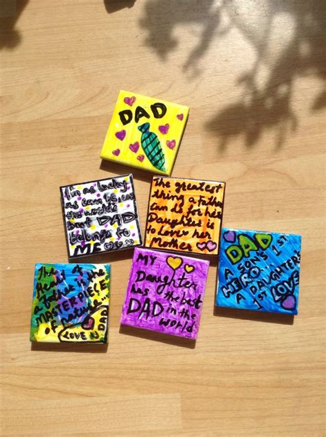 Happy Fathers Day Magnets Are Easy And A Great Fun To Do My