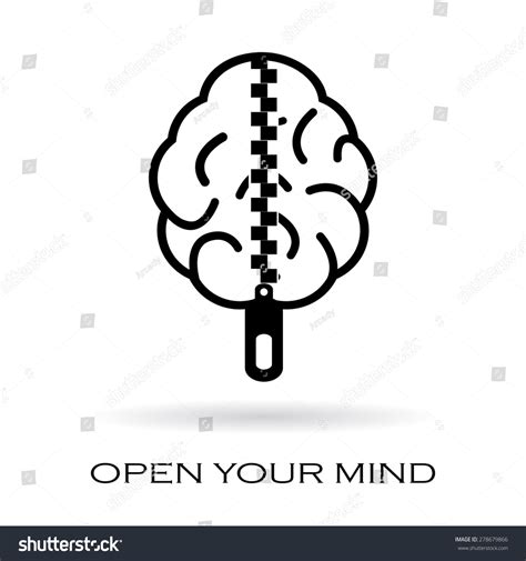 Open Your Mind Icon Stock Vector 278679866 Shutterstock