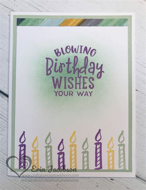 Easy To Embellished Birthday Greetings Crafty Concepts With Erin You