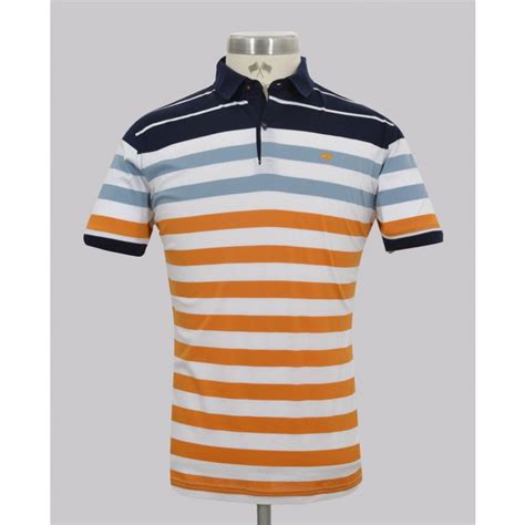 Slim Fit Stripe Golfer