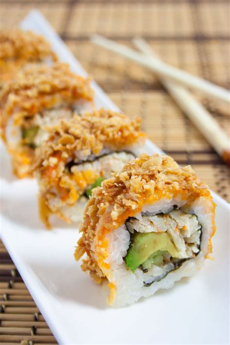 Check spelling or type a new query. Crunchy Crab Sushi Roll. | Sushi recipes, Sushi roll ...