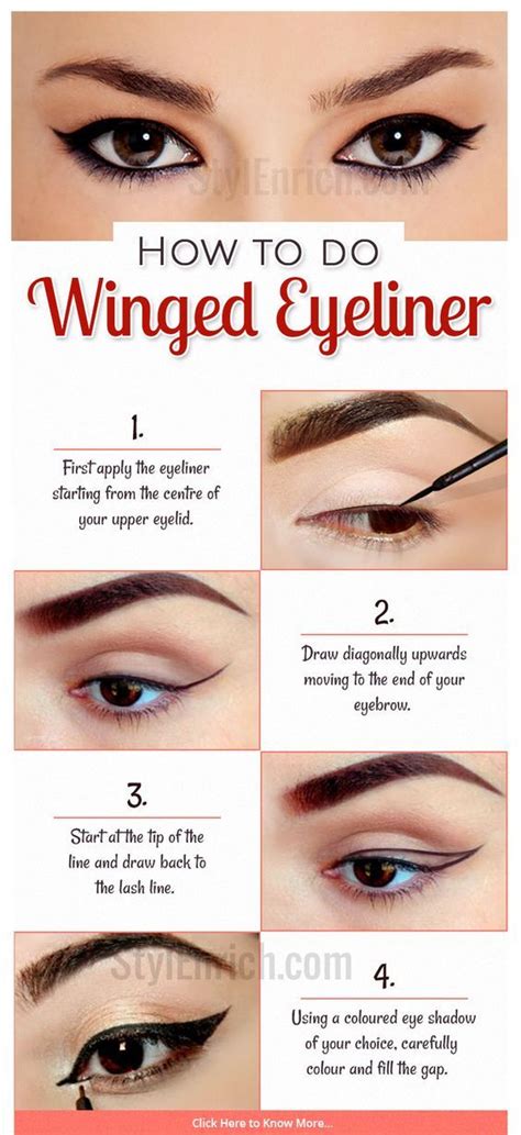 Eyeliner Under Eye How To Do Winged Eyeliner Winged Eyeliner Tutorial