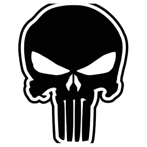 The Punisher Skull 4 Vinyl Decal Sticker Vinyl Decals Punisher Skull