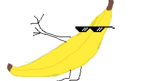 Pixilart Dope Banana By Narfto