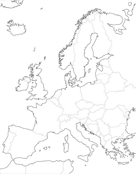 Mapas De Europa 2019 Más De 200 Imágenes Para Imprimir