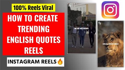 How To Create Trending Motivational Quotes Reels On Instagram Viral
