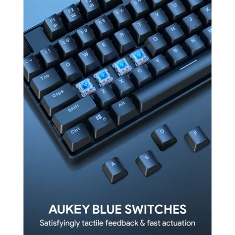 Aukey Km G16 Mechanical Keyboard Blue Switches 104 Keyonly2999
