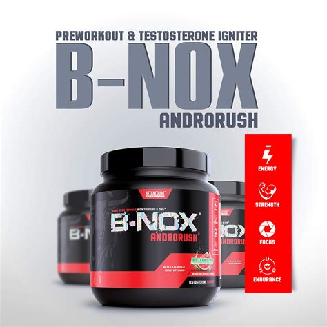 Betancourt Nutrition B Nox Androrush Pre Workout Supplement With 3 Creatine Blend Bcaas Beta