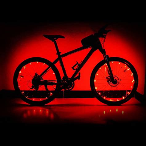 Bike Wheel Lights Led Bicycle Spoke Lights Safety Tire Lights For