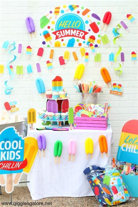 Pop Into Summer Popsicle Party Fun365 Partyideas Summerparty Summer