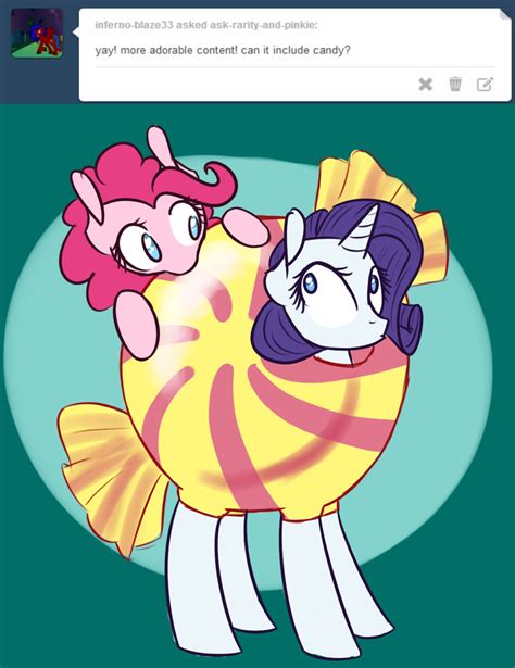 430164 Safe Artistrastaquouere69 Pinkie Pie Rarity Ask Candy Candy Costume Clothes