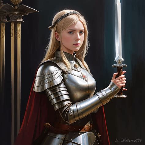Female Knight By Silberwolf84 On Deviantart
