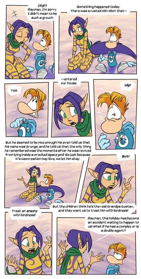 Rayman, winner of multiple artistic and musical achievements, is coming to nintendo switch™ with rayman legends. Rayman - Neocreation Day Fan Comic page 24 by EarthGwee on ...