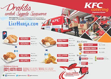 Jom tengok coupon promosi yang tersedia sekarang! Daftar Harga Menu KFC Paket Delivery Promo Murah Terbaru ...