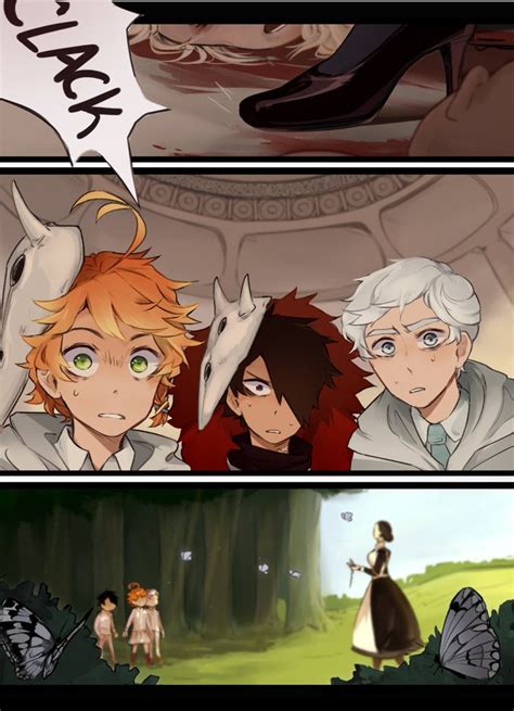 Isabella Emma Ray Norman The Promised Neverland Anime
