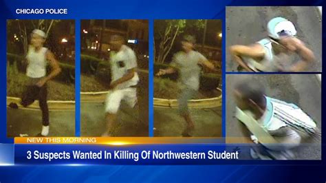 Surveillance Images Released Of 3 Suspects In Killing Of Northwestern