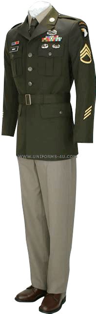 Us Army Male Enlisted Army Green Service Uniform Agsu