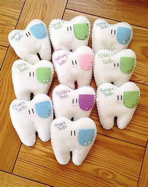 Tooth Fairy Pillow Tooth Pillow Tooth Pillow Personalised Tooth