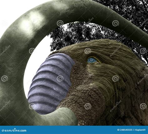The Great Blue Eyed Mammoth Stock Image Image Of Facade Eixample