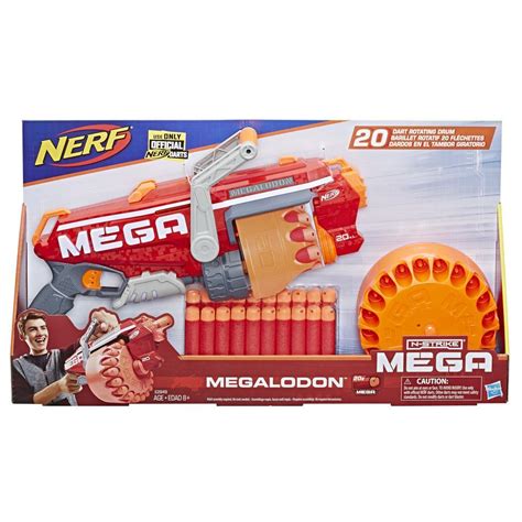 Megalodon Nerf N Strike Mega Toy Blaster With Official Nerf Mega Whistler Darts Nerf