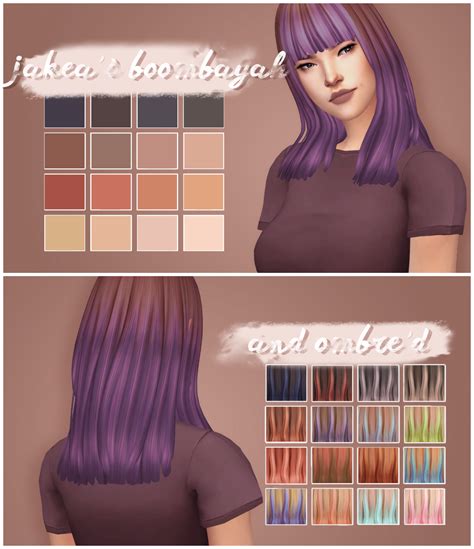 Jakeasimss Boombayah Clayified And Ombred Sims 4 Updates ♦ Sims