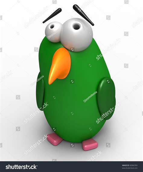 Funny Bird Stock Illustration 58366783 Shutterstock