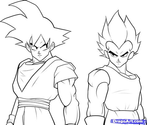 How to draw goku from dragonball z. Dragon Ball Z Drawing Goku at GetDrawings | Free download