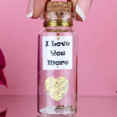 I Love You More Message In A Bottle T For Boyfriend Girlfriend