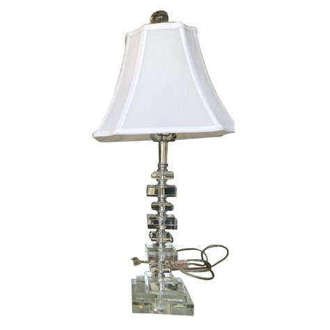 Horchow Stacked Acrylic Table Lamp Aptdeco