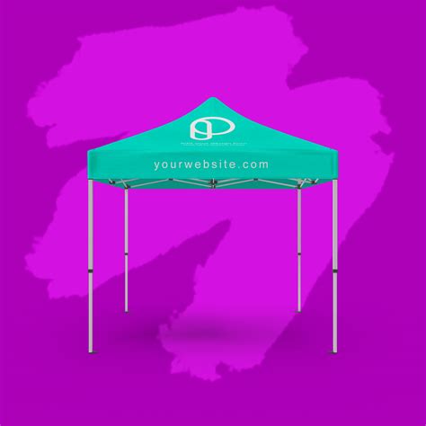 Free Square Canopy Tent Mockup Event Booth 10x10 Behance