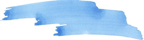 52 Blue Watercolor Brush Stroke Png Transparent Vol 4