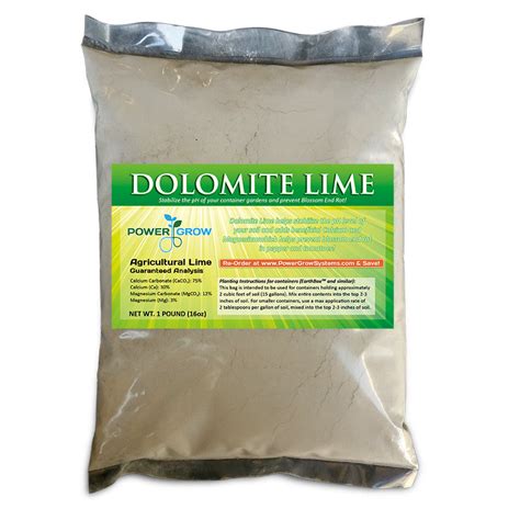 Dolomite Lime Garden Lime Powergrow Systems And Utah Hydroponics