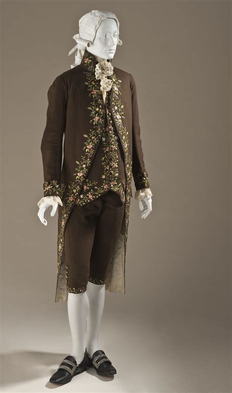 Suit Ca 1780 Fashion Rococo Fashion 18th Century Clothing