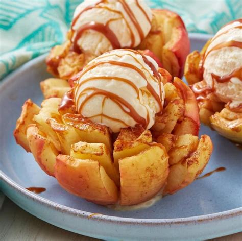 Dessert Recipe Delicious Blooming Apples Kitchen Tips And Crafts