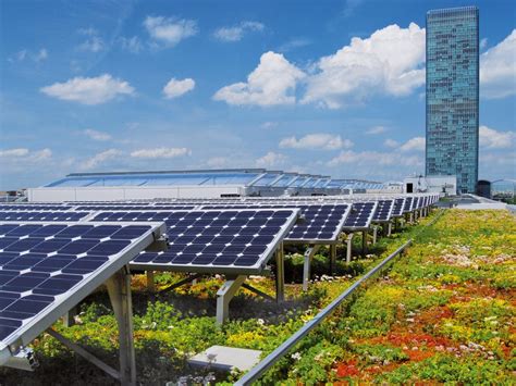 Green Roofs And Solar Energy Zinco Green Roof Systems Uk