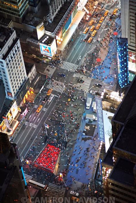 Aerialstock Aerial Photograph Of Times Square At Night