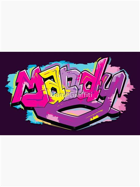 Mandy Graffiti Name Poster For Sale By Namegraffiti Redbubble