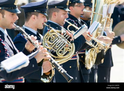Italian Armed Forces Marching Band Bands Musical Instruments Brass