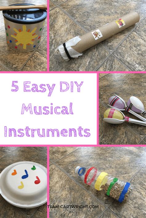 5 Easy Musical Instruments To Make With Your Children Team Cartwright