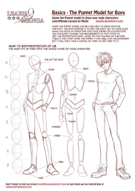 Learn to draw your very own anime boy from scratch. My Tutorial FOolder My MangaTutorial-BlogNashi on Facebook ...