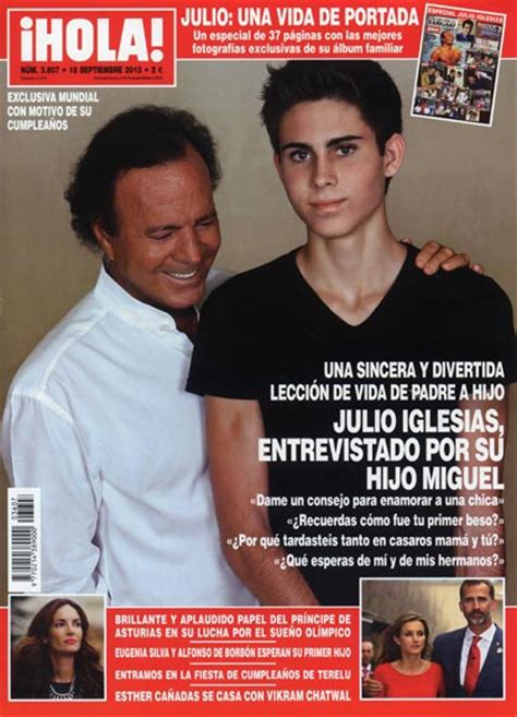 En ¡hola Julio Iglesias Entrevistado Por Su Hijo Miguel